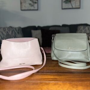 Nine West Crossbody Bags in Soft Pink and Sage Green